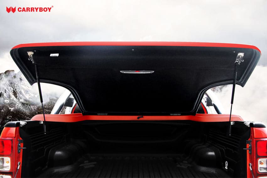 CARRYBOY Laderaumabdeckung Deckel in Wagenfarbe einfache Installation Isuzu D-Max 2012-2020 Doppelkabine