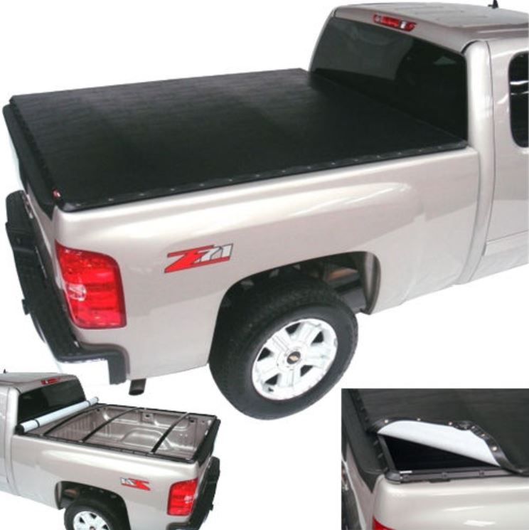 NOVISauto Laderaumabdeckung Plane mit Knöpfen BLACKMAX - EXNND16
