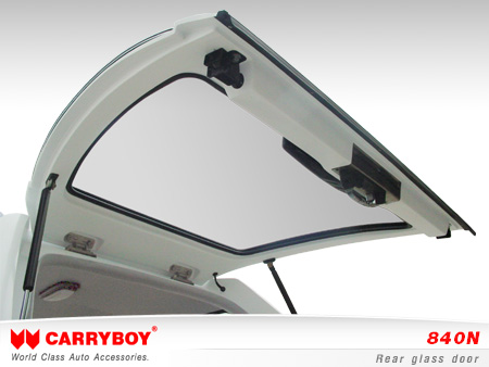 CARRYBOY Hardtop 840oS für Ford Ranger Singlecab ohne Fenster über Kabinenhöhe hohes Hardtop Heckklappe Glas