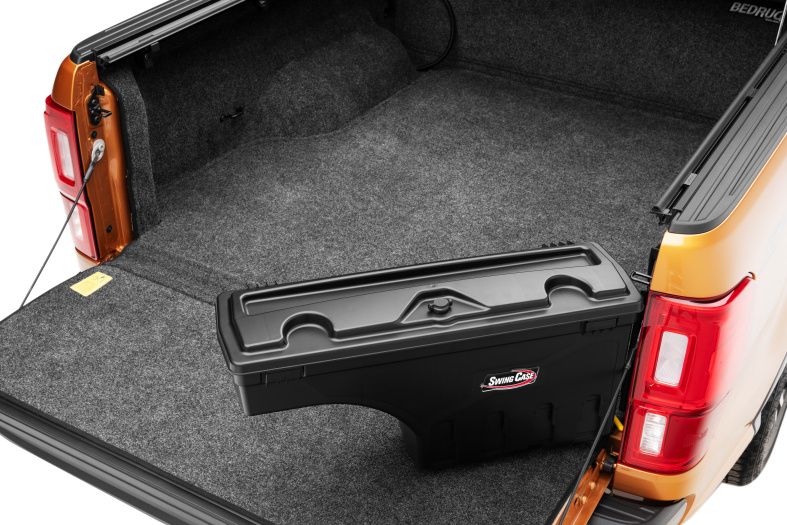 NOVISauto CARRYBOY Werkzeugbox Staubox Toolbox schwenkbar Pickup Ladefläche F150 2014+ und 2021+
