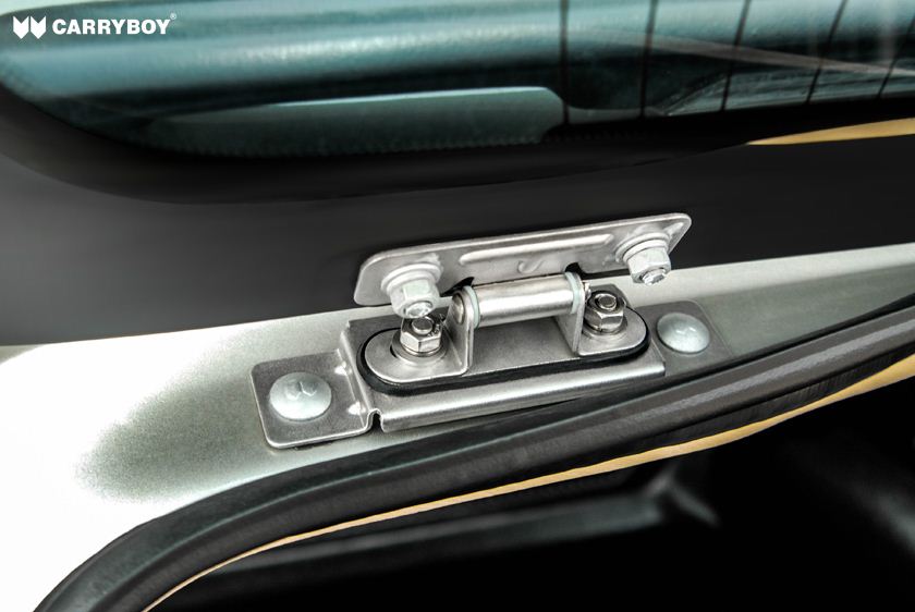 CARRYBOY Hardtop für Mercedes X-Klasse Doppelkabine X250 X350 geschlossene Seiten robuste Scharniere