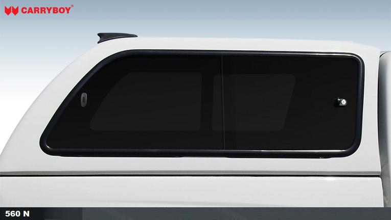 CARRYBOY Hardtop 560 mit seitlichen Schiebefenstern für Mercedes X-Klasse X250 X350 getönte Fenster