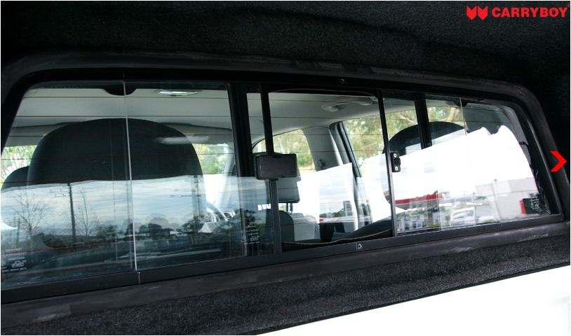 CARRYBOY Pickup Hardtop Frontschiebefenster_Allgemein