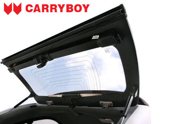 CARRYBOY Hardtop 560 mit seitlichen Schiebefenster für Toyota Hilux Vigo Doppelkabine getönte Heckklappe