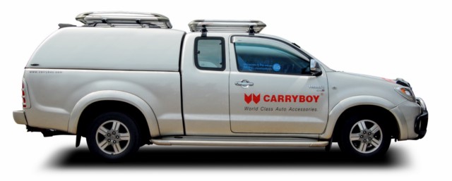 CARRYBOY Hardtop ohne Seitenfenster geschlossene Seiten 560oS-MTC Mitsubishi L200 Clubcab Extrakabine 2005-2015