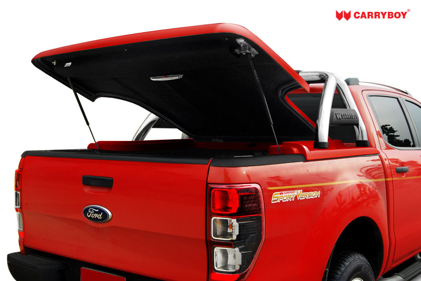 CARRYBOY Laderaumabdeckung Flachabdeckung mit Bügel SLX VW Amarok 2010-2020 Doppelkabine