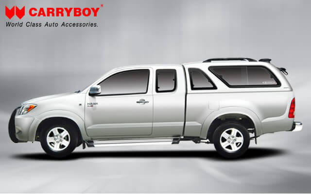 CARRYBOY Hardtop 560-TVC Toyota Hilux Vigo 2005-2015 Extrakabine mit Lüftungsfenster