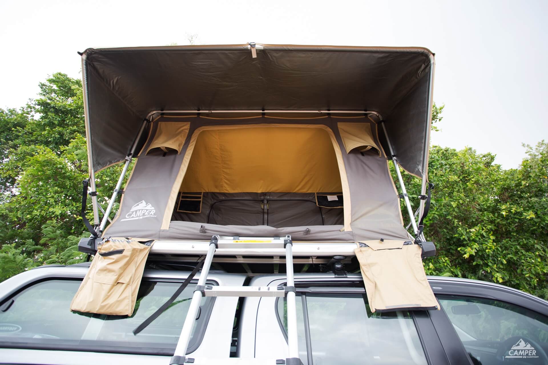 Carryboy Camper Dachzelt für 2 bis 3 Personen für alle Fahrzeuge inklusive kleiner Markise